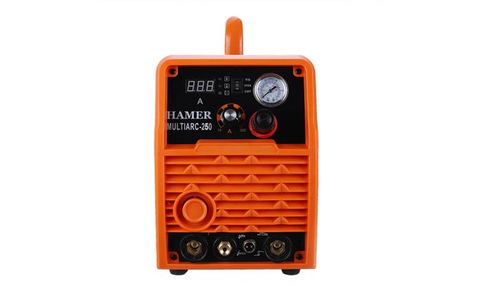 панель настроек сварочного аппарата HAMER MULTIARC-250 Evolution