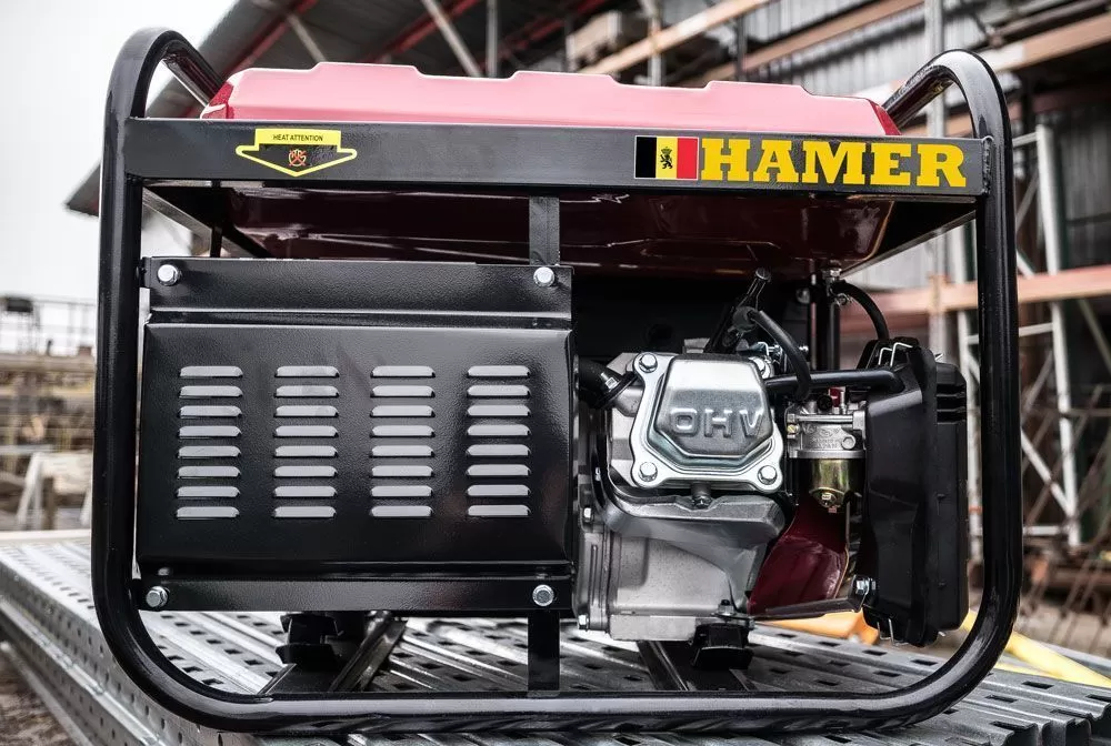 вид модели бензогенератор hamer 3500m (0586u) уценка