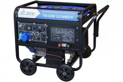 ГЕНЕРАТОР СВАРОЧНЫЙ БЕНЗИНОВЫЙ ИНВЕРТОРНЫЙ TSS GGW 5.0/200ED-R