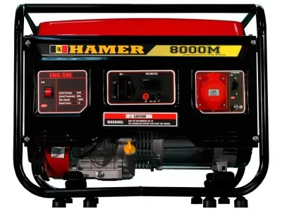 Бензогенератор HAMER 8000M