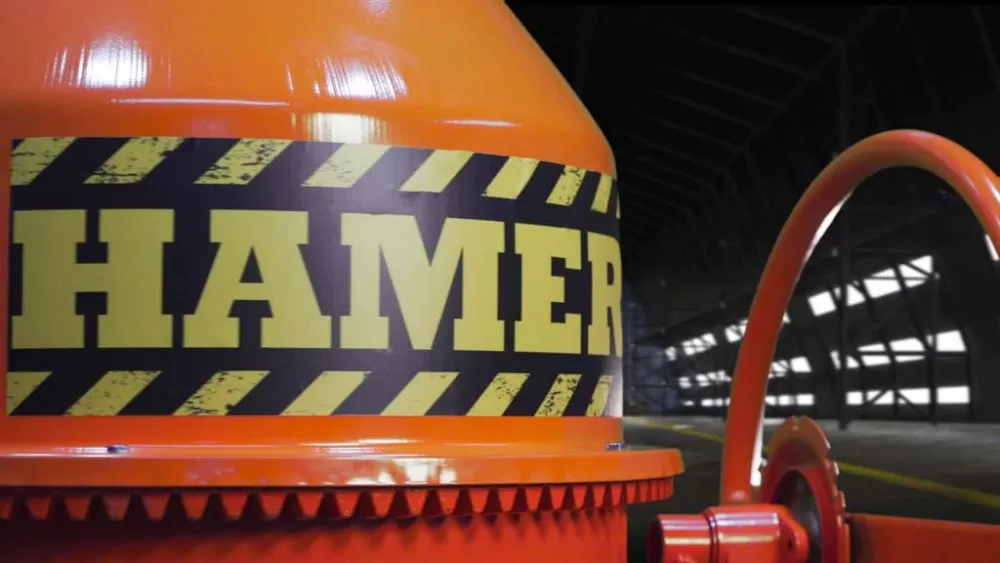 вид модели бетономешалка hamer cm-170