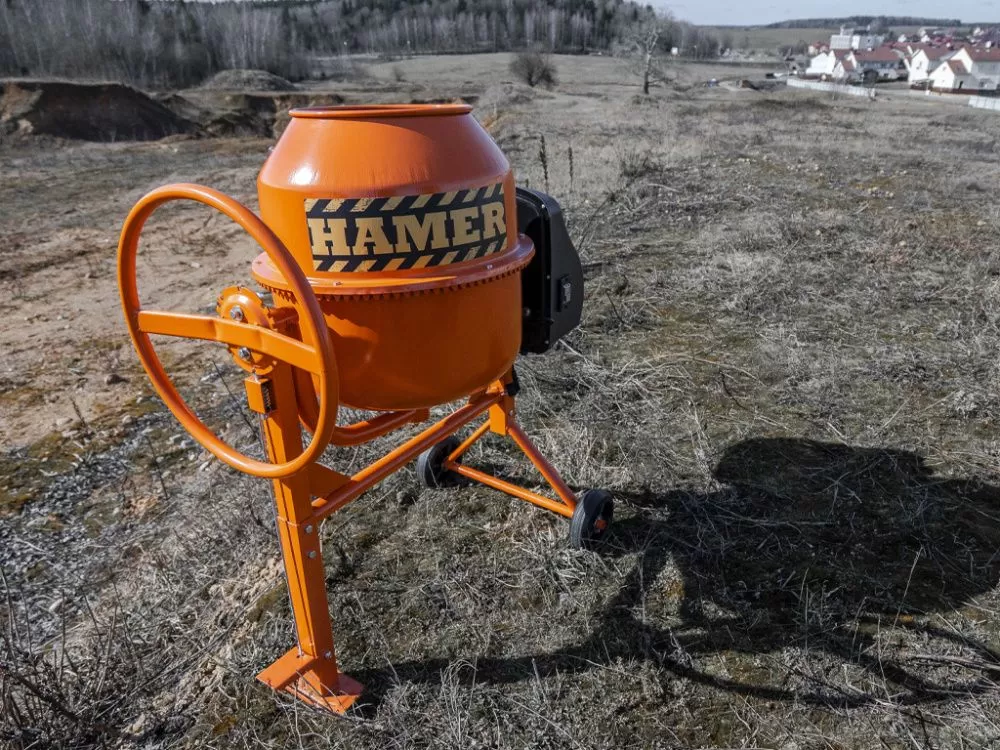 вид модели бетономешалка hamer cm-170