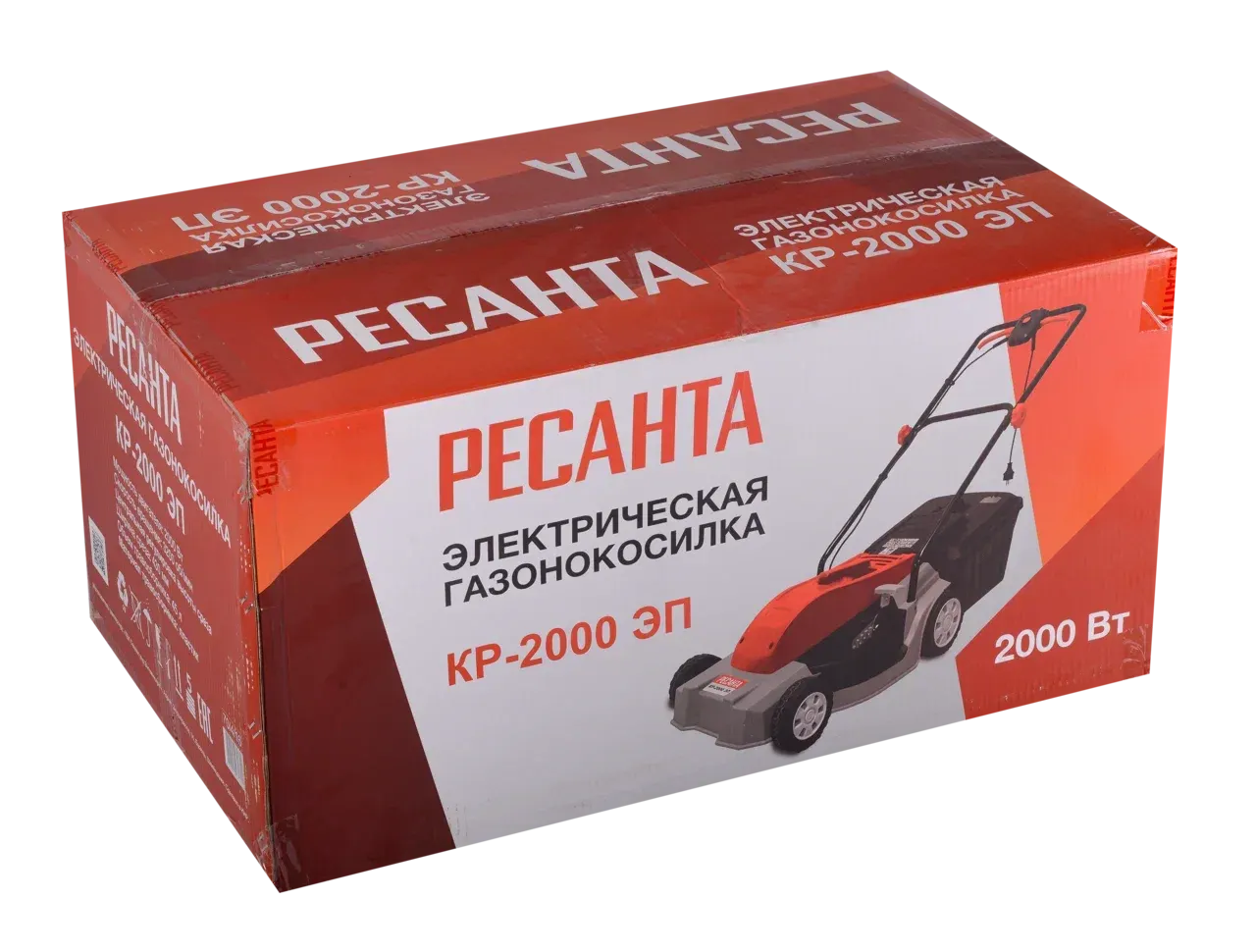 вид модели газонокосилка электрическая ресанта кр-2000 эп