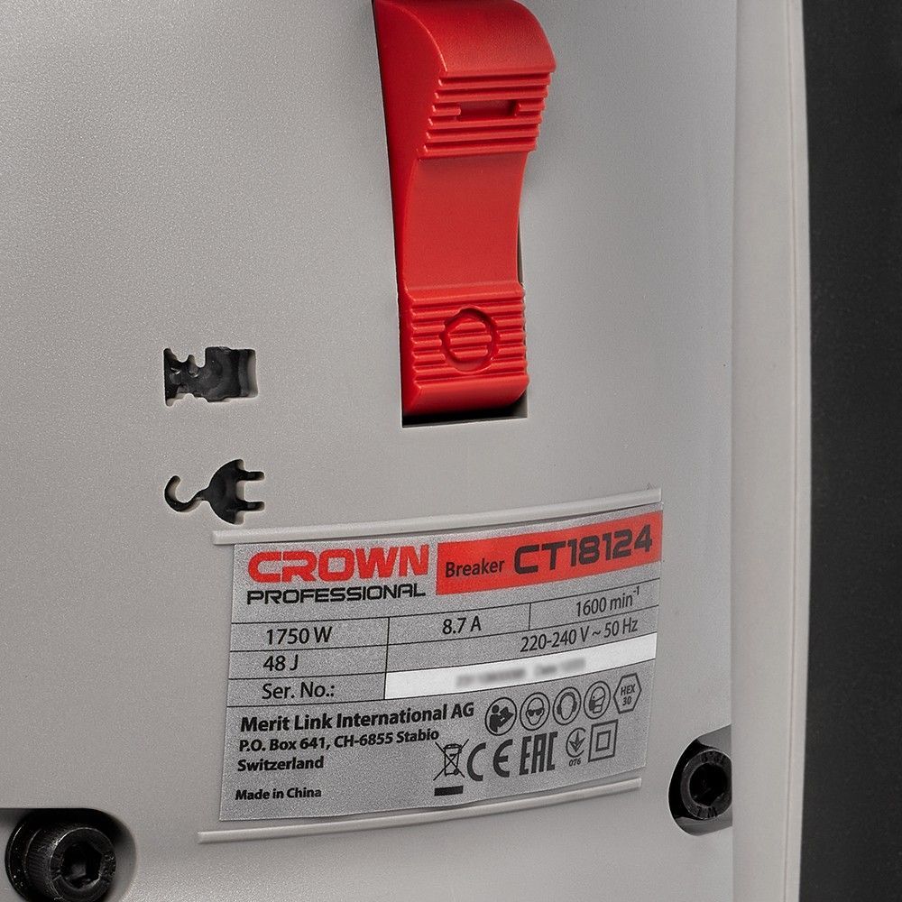 вид модели отбойный молоток crown ct18124 bmc
