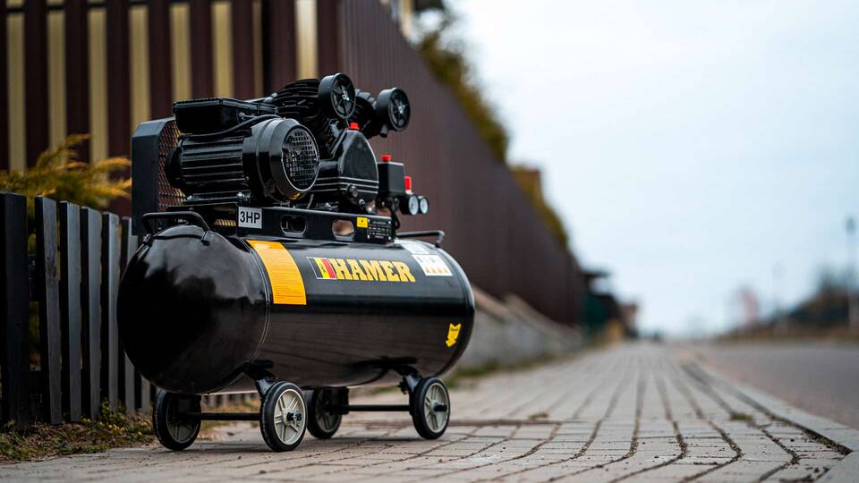 вид модели компрессор hamer pro-1/2.6 (0588u) уценка