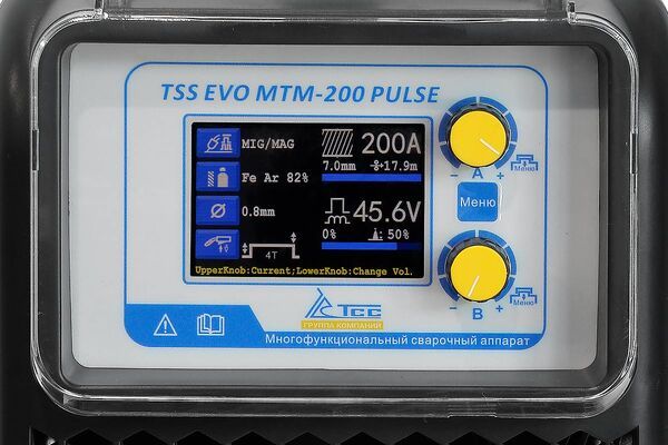 вид модели многофункциональный сварочный аппарат tss evo mtm-200 pulse