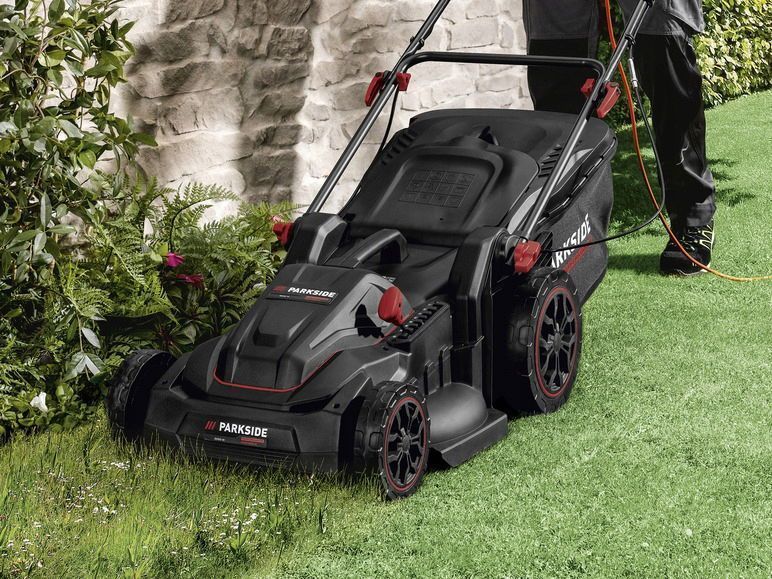 вид модели газонокосилка электрическая parkside performance pperm 2000 a1