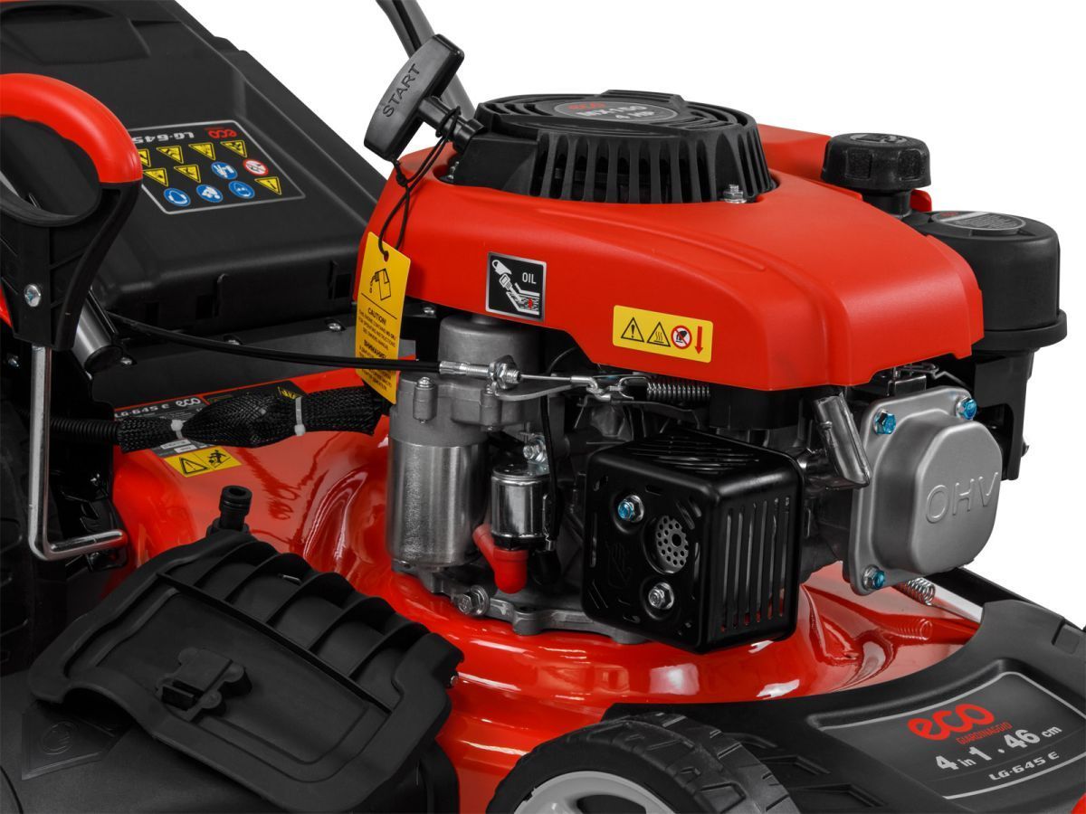 вид модели газонокосилка бензиновая eco lg-645 e