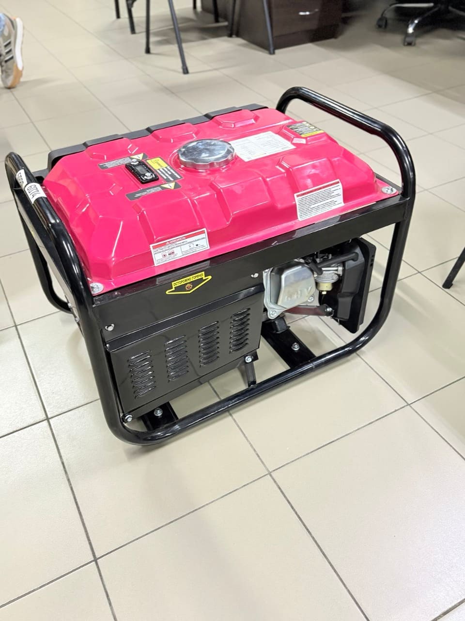 вид модели бензогенератор hamer 3500m (0586u) уценка