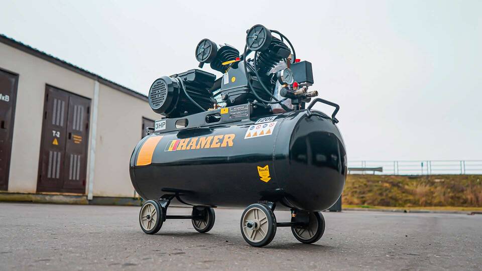 вид модели компрессор hamer pro-1/2.6 (0588u) уценка