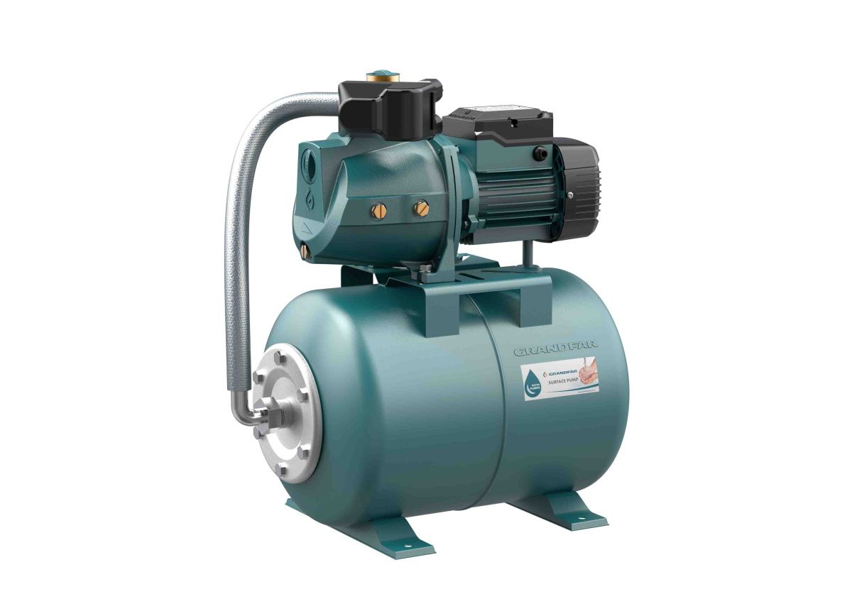 Насосная станция Grandfar AUTOJSWm100 вид модели насосная станция grandfar autojswm100