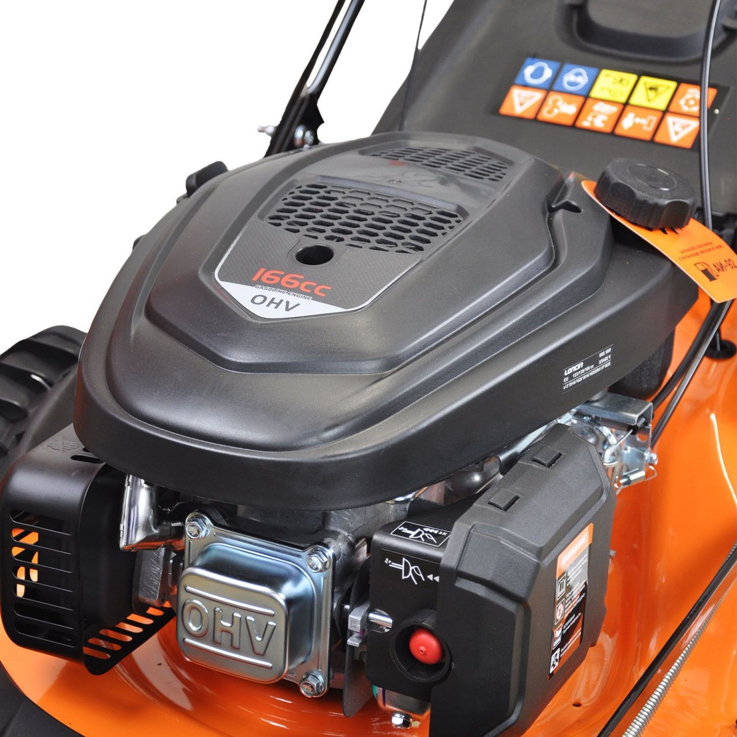 вид модели газонокосилка бензиновая skiper gw512s