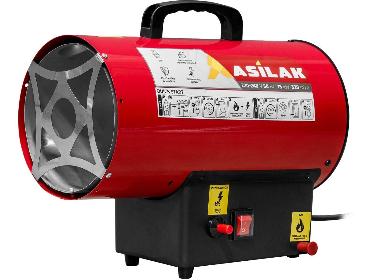 вид модели пушка тепловая газовая asilak slg-15000