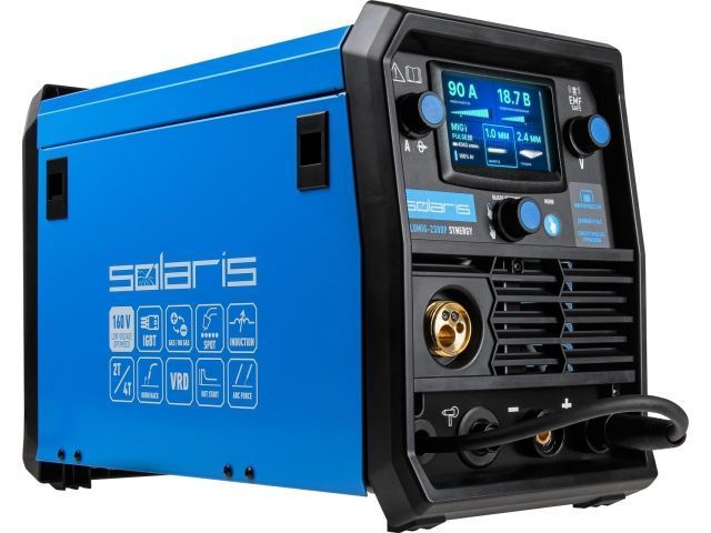 вид модели полуавтомат сварочный solaris alumig-230dp synergy