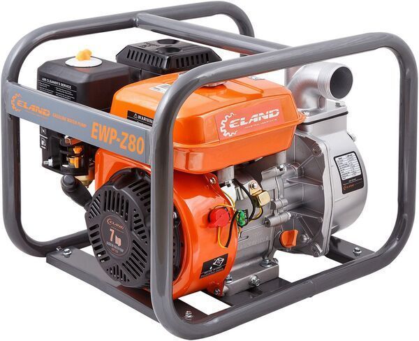 вид модели мотопомпа бензиновая eland ewp-z80