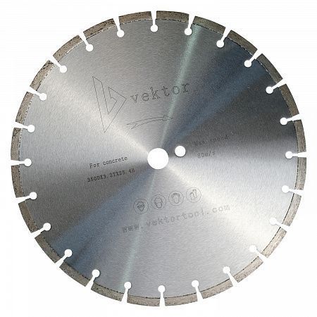 общий вид модели диск алмазный по асфальту к швонарезчику vektor vfs-350 (а/в)