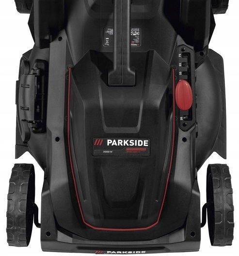 вид модели газонокосилка электрическая parkside performance pperm 2000 a1