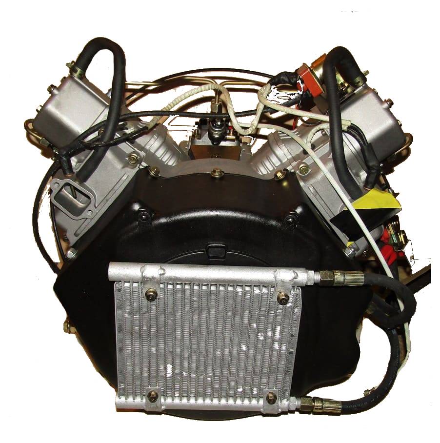 общий вид модели двигатель дизельный tss r2v870x