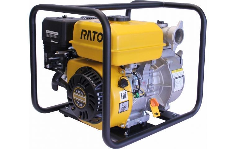 вид модели мотопомпа бензиновая rato rt50zb26-3.6q