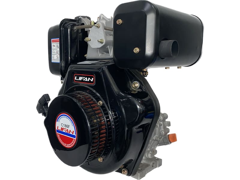 Двигатель дизельный Lifan C186F (вал 25 мм) вид модели двигатель дизельный lifan c186f (вал 25 мм)