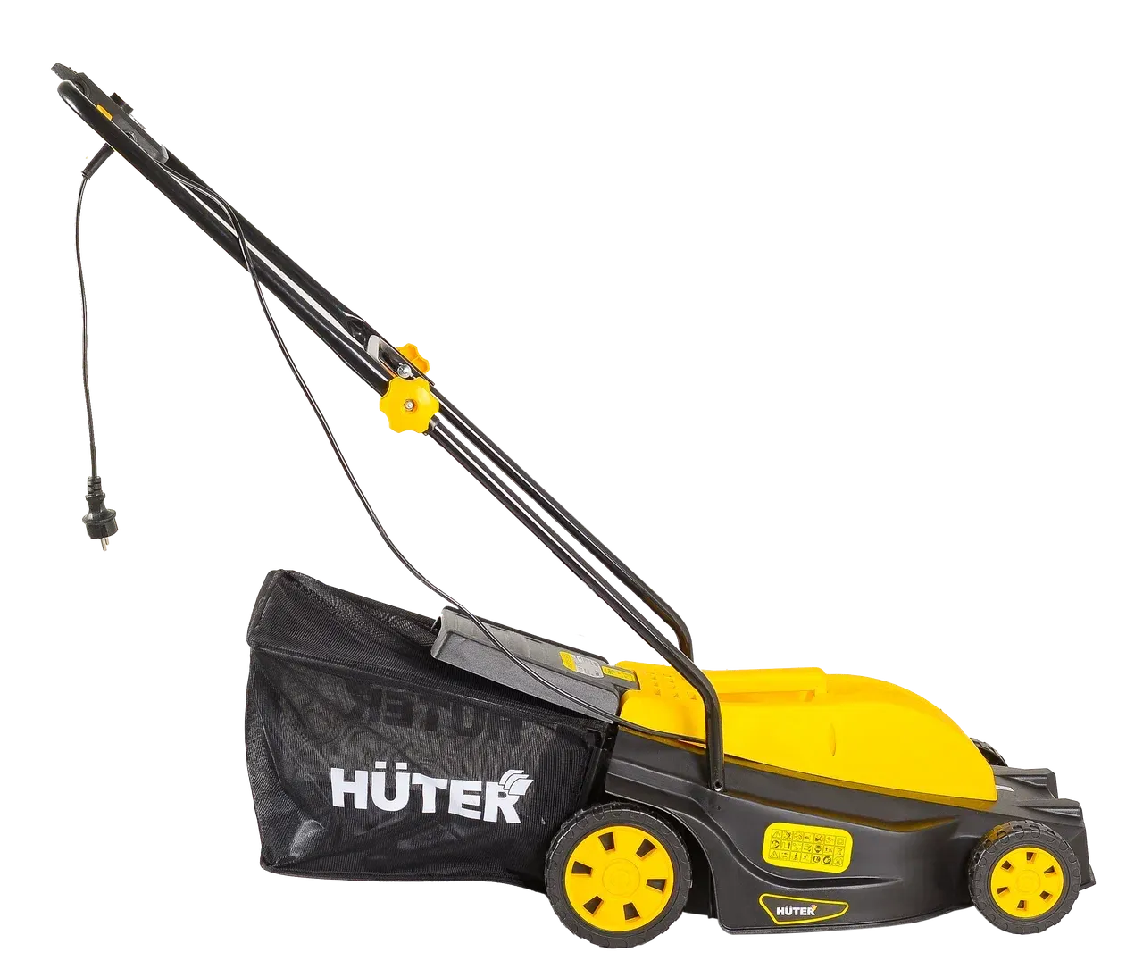 вид модели газонокосилка электрическая huter elm-2000t