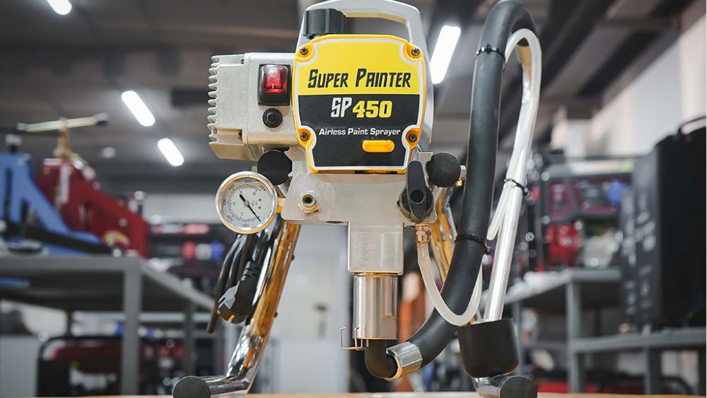 Окрасочный аппарат Dino-Power SP-450 вид модели окрасочный аппарат dino-power sp-450