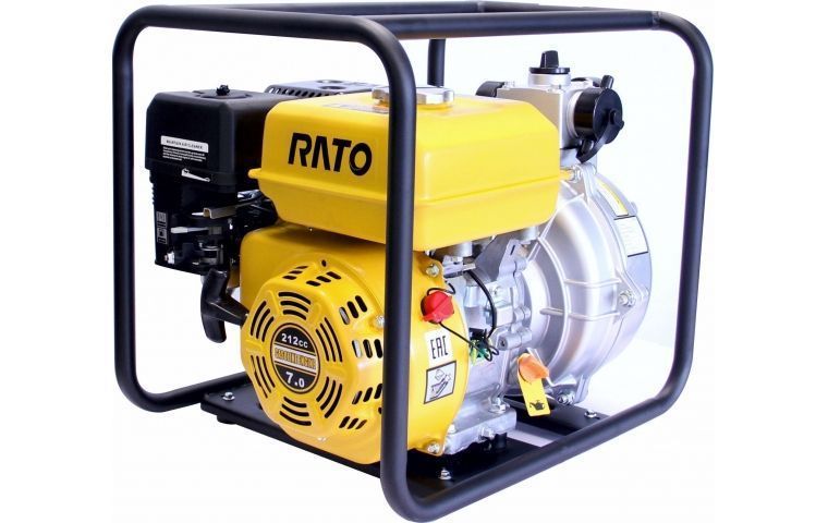 вид модели мотопомпа бензиновая rato rt50yb80-3.8q