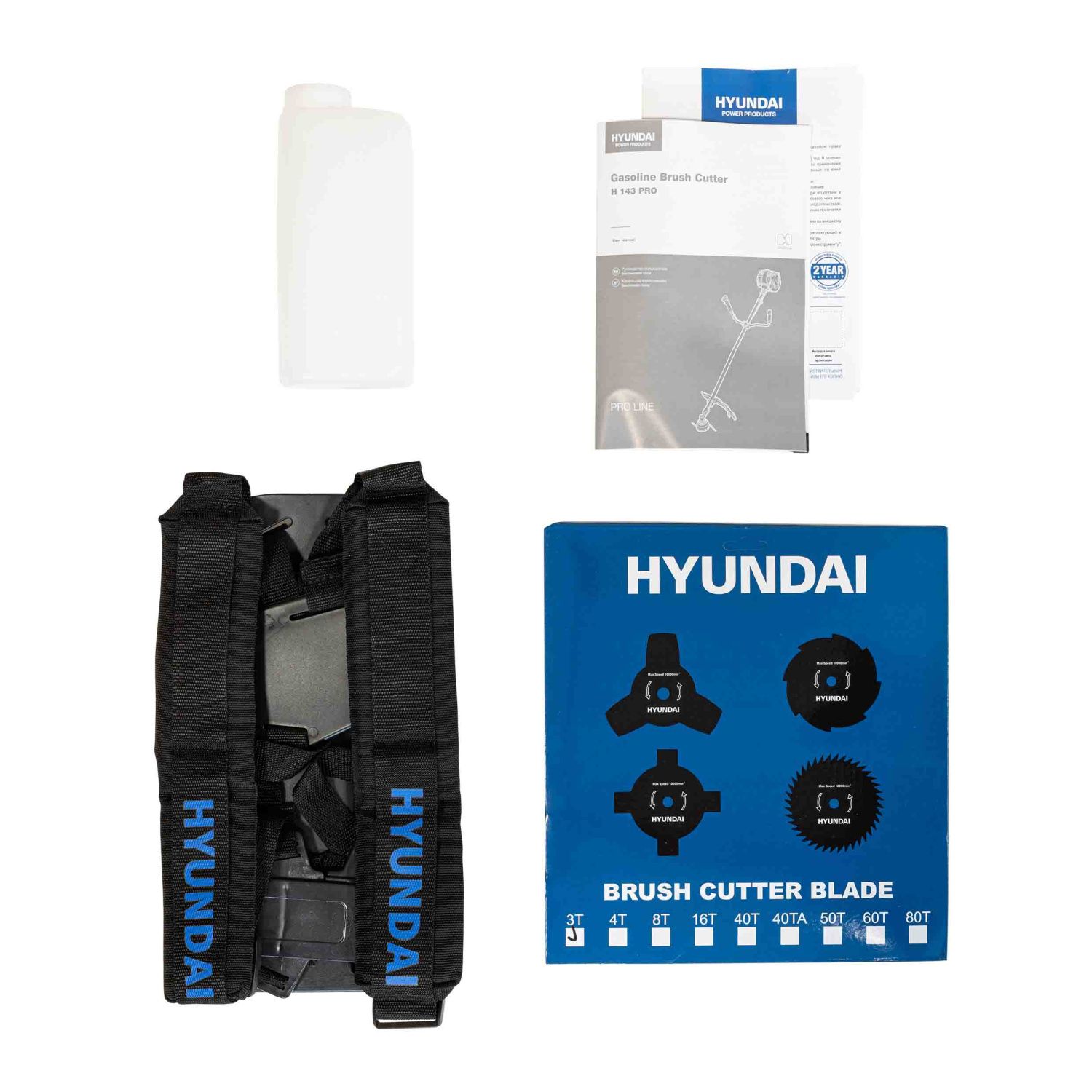 вид модели триммер бензиновый hyundai h 143 pro