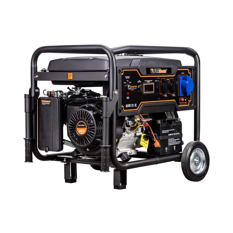 общий вид модели генератор бензиновый foxweld expert g9500 ew