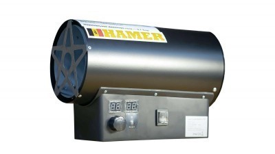 общий вид модели нагреватель воздуха газовый hamer gh-15 (автоматический)
