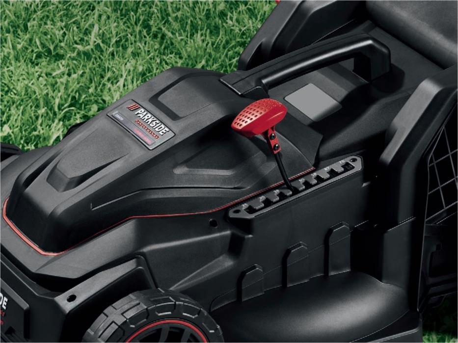 вид модели газонокосилка электрическая parkside performance pperm 2000 a1