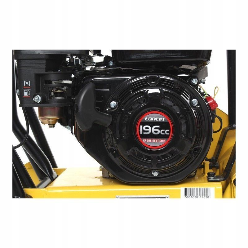 вид модели виброплита hamer x-80c с двигателем loncin