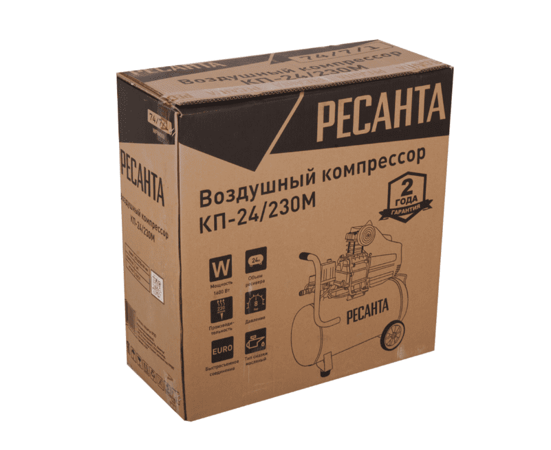 вид модели компрессор ресанта кп-24/230м