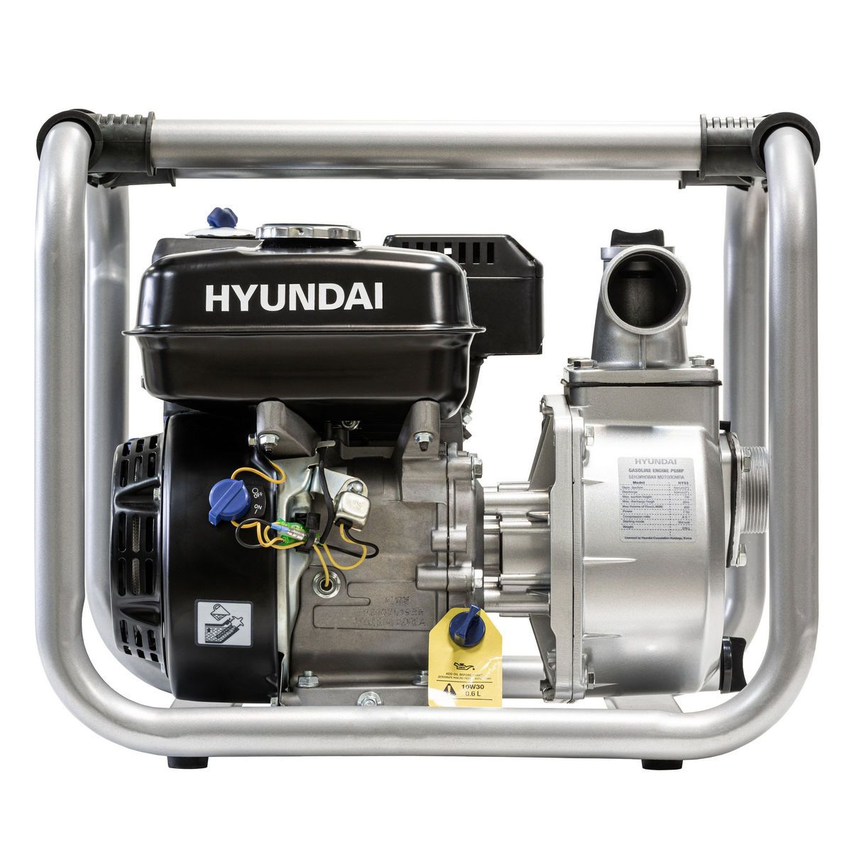 вид модели мотопомпа бензиновая hyundai hy55