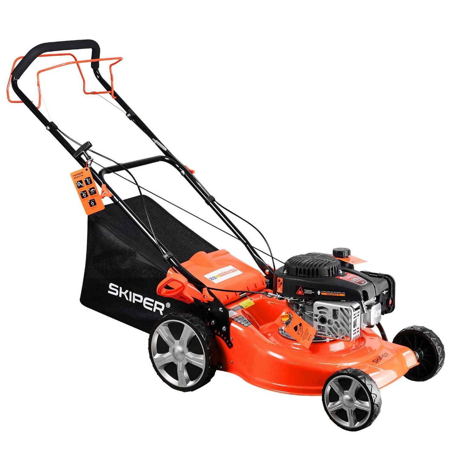 вид модели газонокосилка бензиновая skiper gw462s