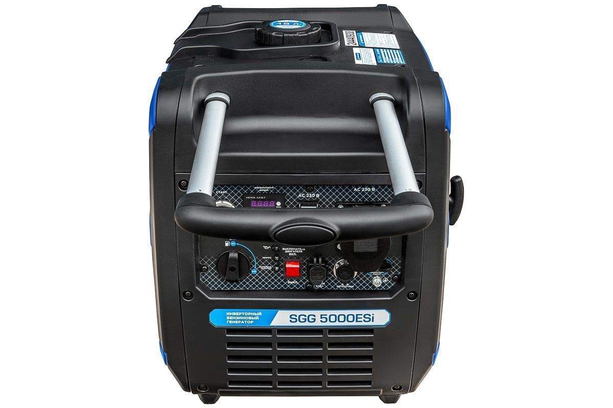 вид модели генератор бензиновый инверторный sgg 5000esi