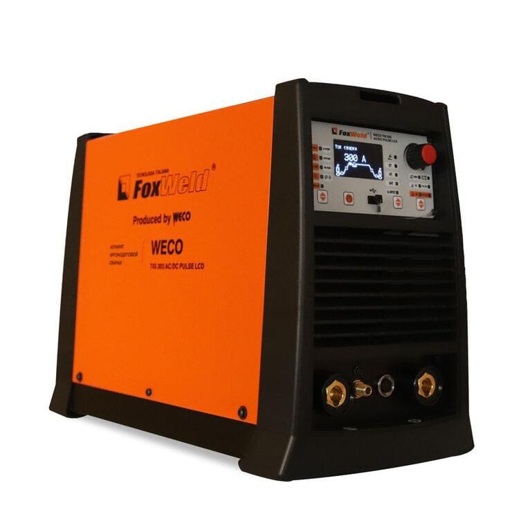 общий вид модели аппарат аргонодуговой сварки foxweld weco tig 233 ac/dc pulse lcd
