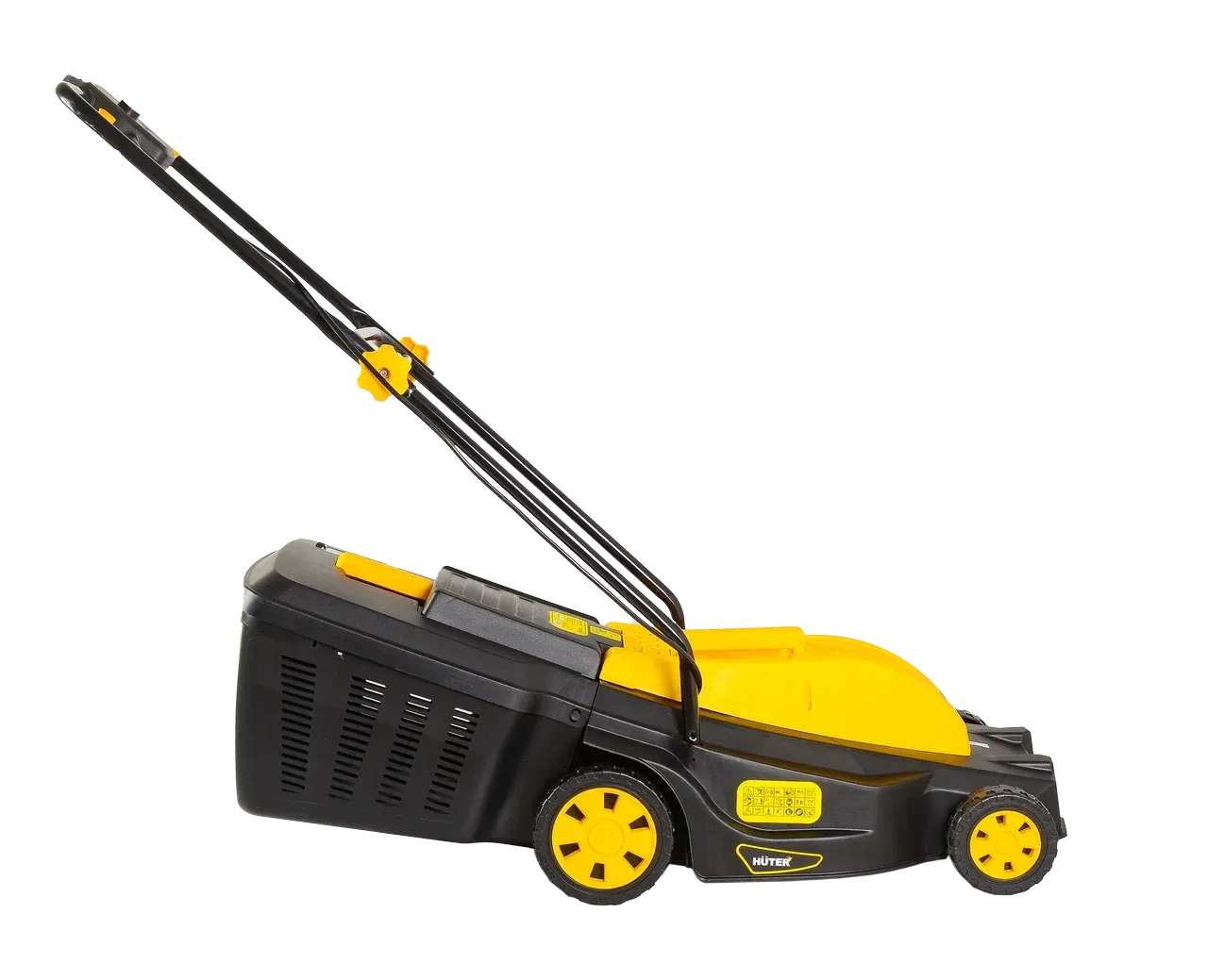 вид модели газонокосилка электрическая huter elm-2000p