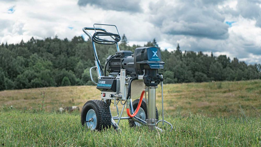 вид модели окрасочный аппарат dino-power x80l