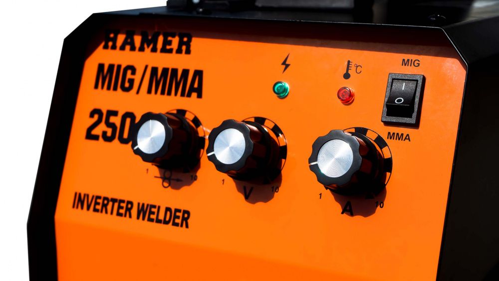 вид модели сварочный полуавтомат hamer mig/mma-250