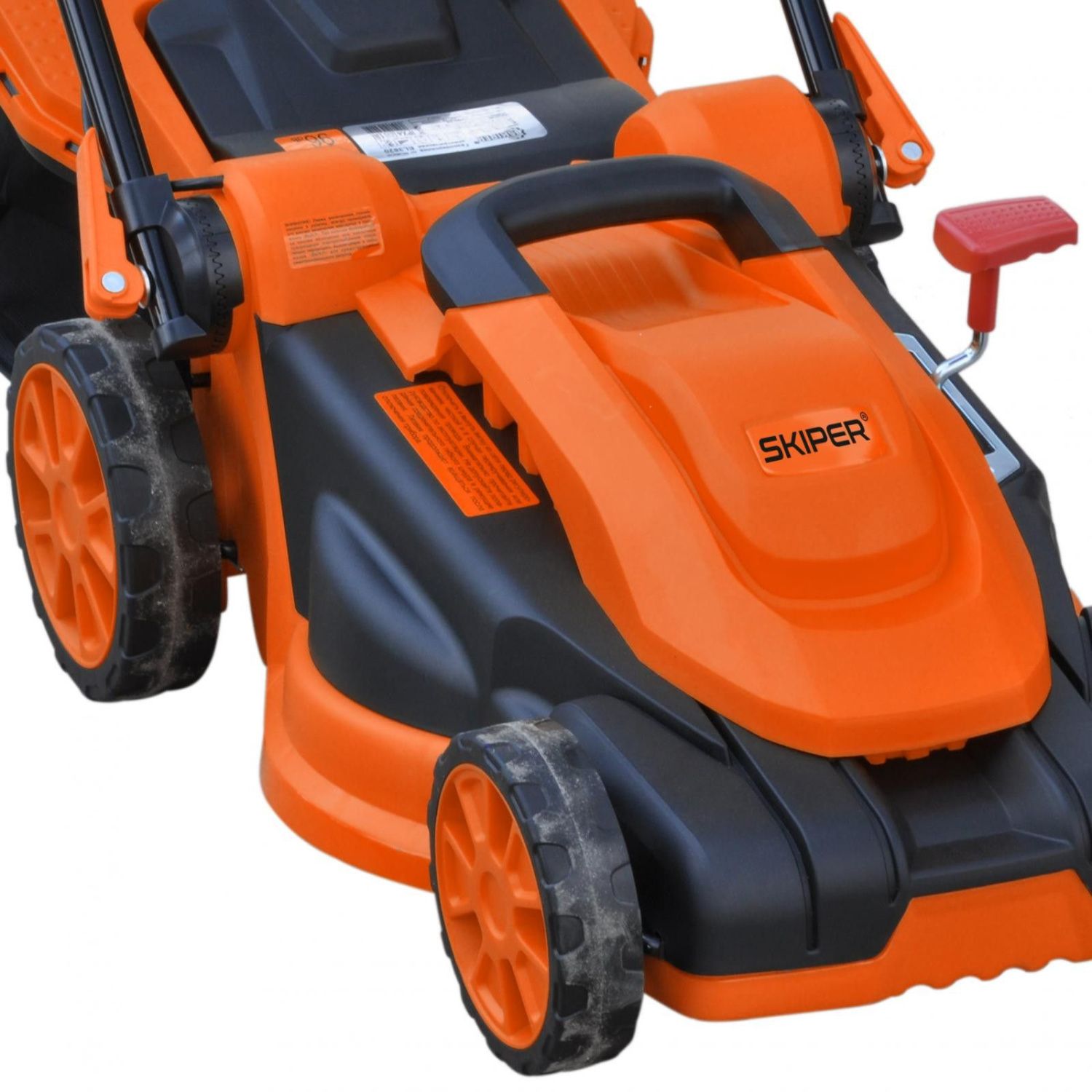 вид модели газонокосилка электрическая skiper el3820
