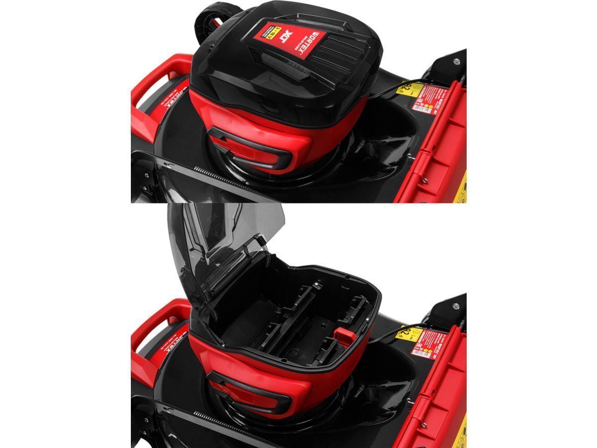 вид модели газонокосилка аккумуляторная wortex clm 4536