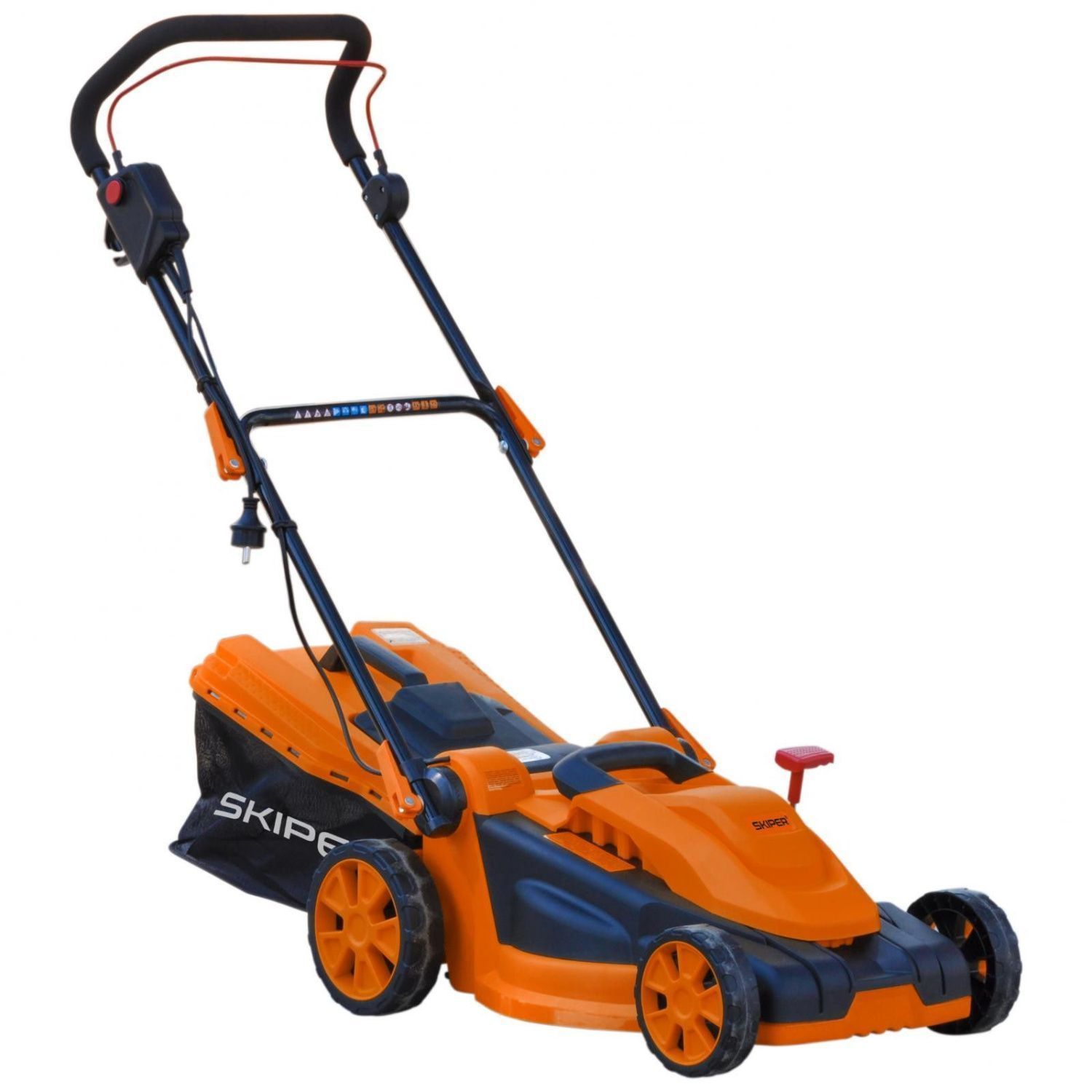 вид модели газонокосилка электрическая skiper el3820