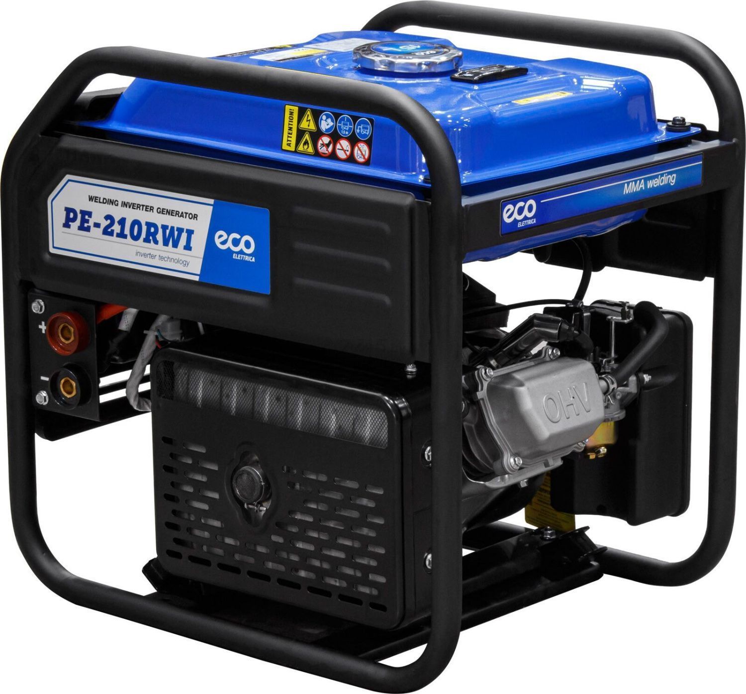 вид модели генератор сварочный бензиновый eco pe-210rwi