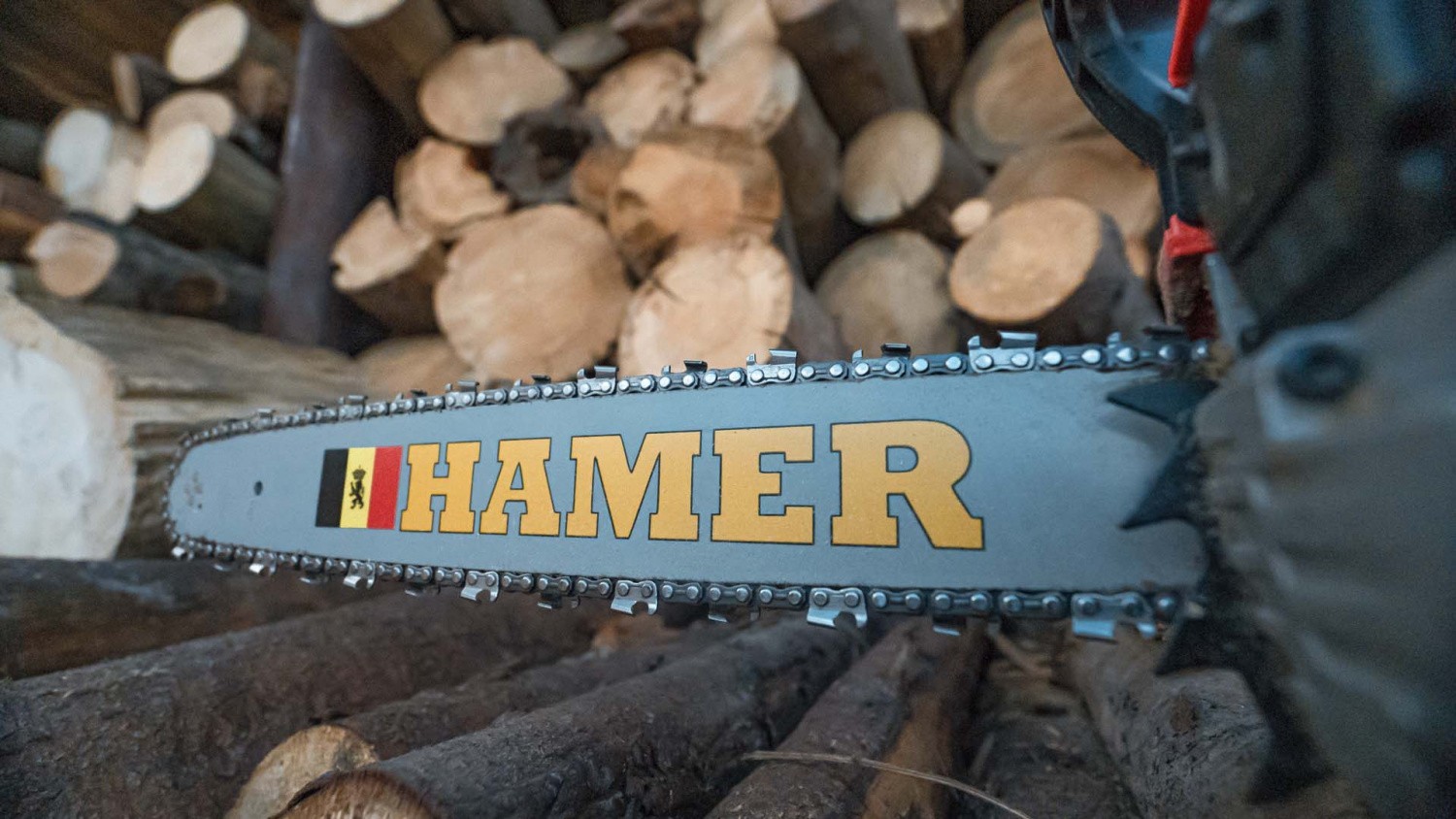 вид модели бензопила hamer forester 3000 (стсs62) с дополнительной цепью