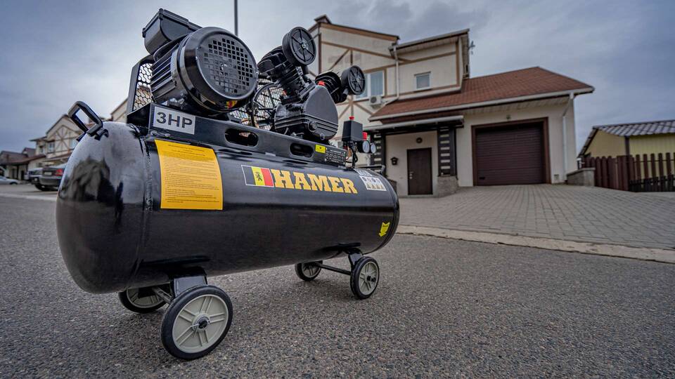 вид модели компрессор hamer pro-1/2.6 (0588u) уценка