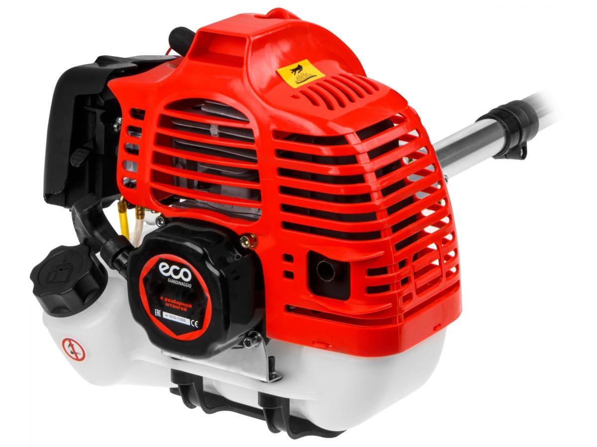 вид модели мотокоса eco gtp-215s power с разборной штангой