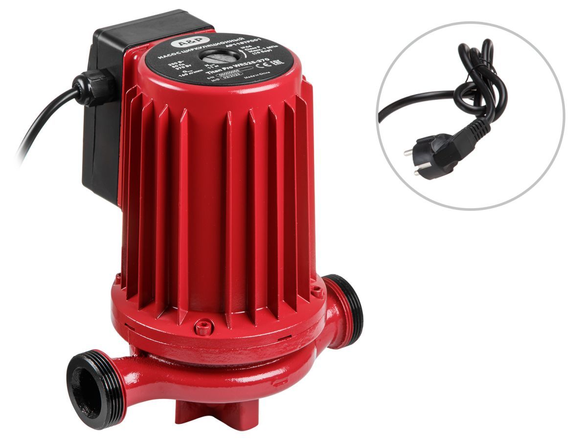 Модель насос циркуляционный titan pro wrs25-370, a&p общий вид модели насос циркуляционный titan pro wrs25-370, a&p