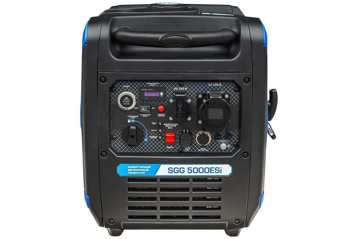 вид модели генератор бензиновый инверторный sgg 5000esi