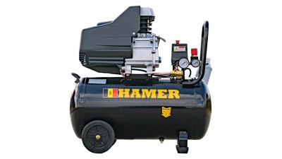 общий вид модели компрессор hamer air-1 (24l)